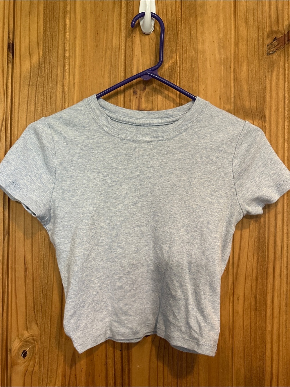 Hollister Light Blue Crewneck Short Sleeve Tee